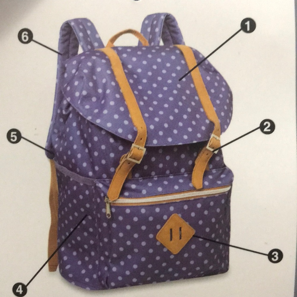 Vintage drawstring back pack.